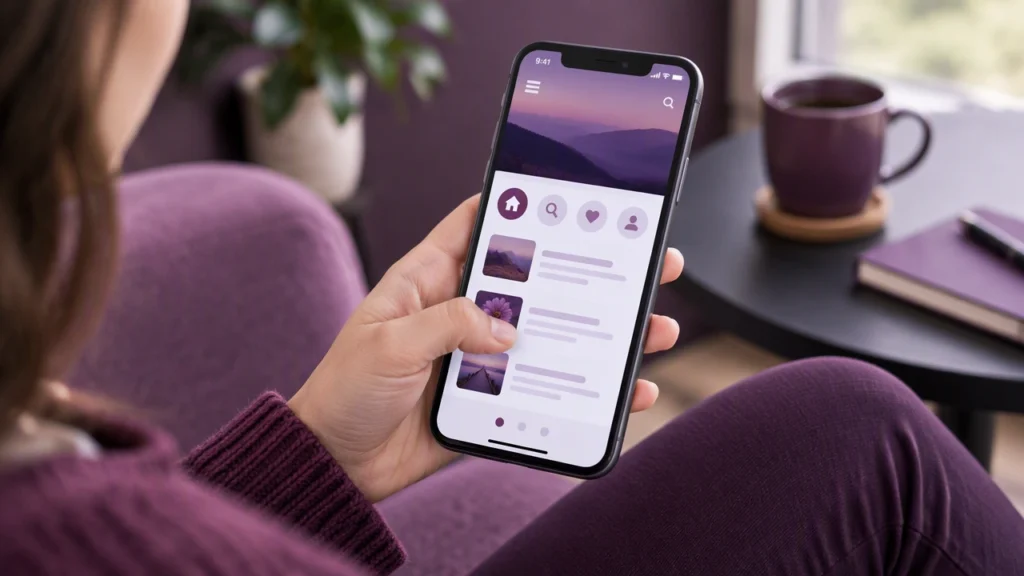 thumb friendly navigation on mobile