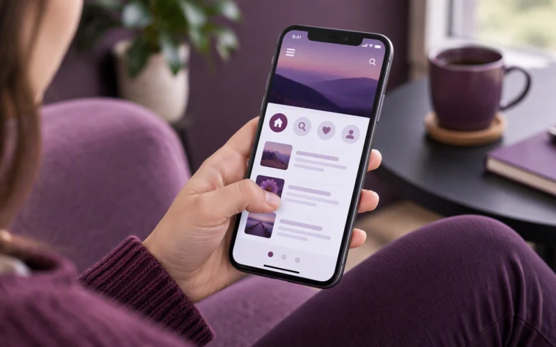 thumb friendly navigation on mobile